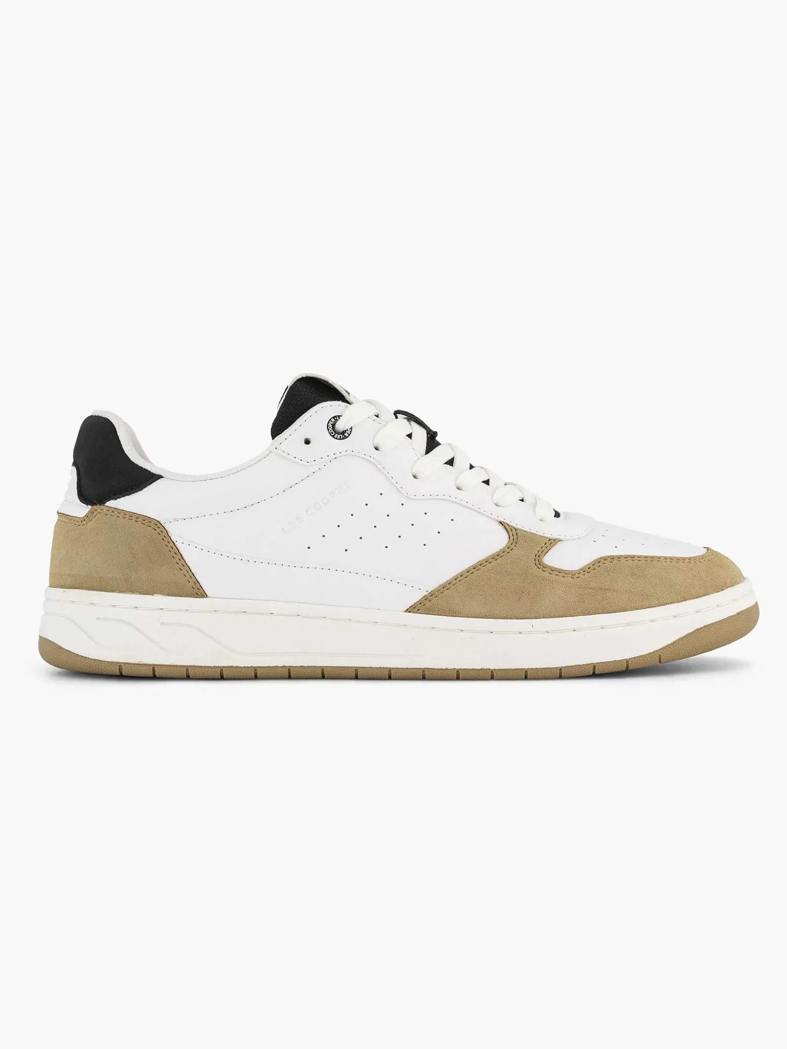 Lee Cooper Witte Sneaker-Heren Sneakers