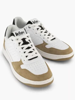 Lee Cooper Witte Sneaker-Heren Sneakers
