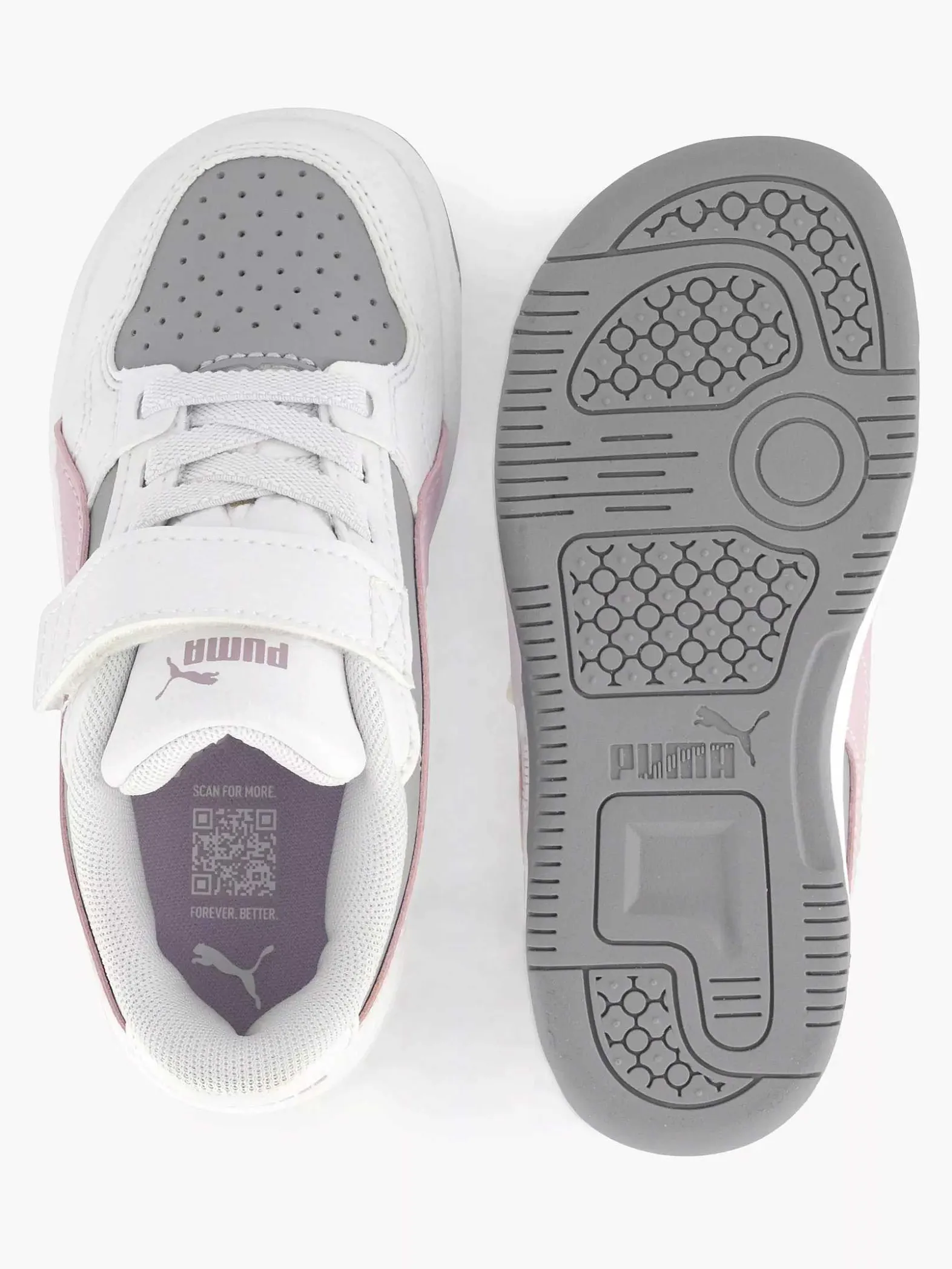 Puma Witte Sneaker-Kinderen Jongensschoenen
