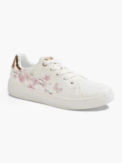 Graceland Witte Sneaker Bloemenprint-Kinderen Jongensschoenen