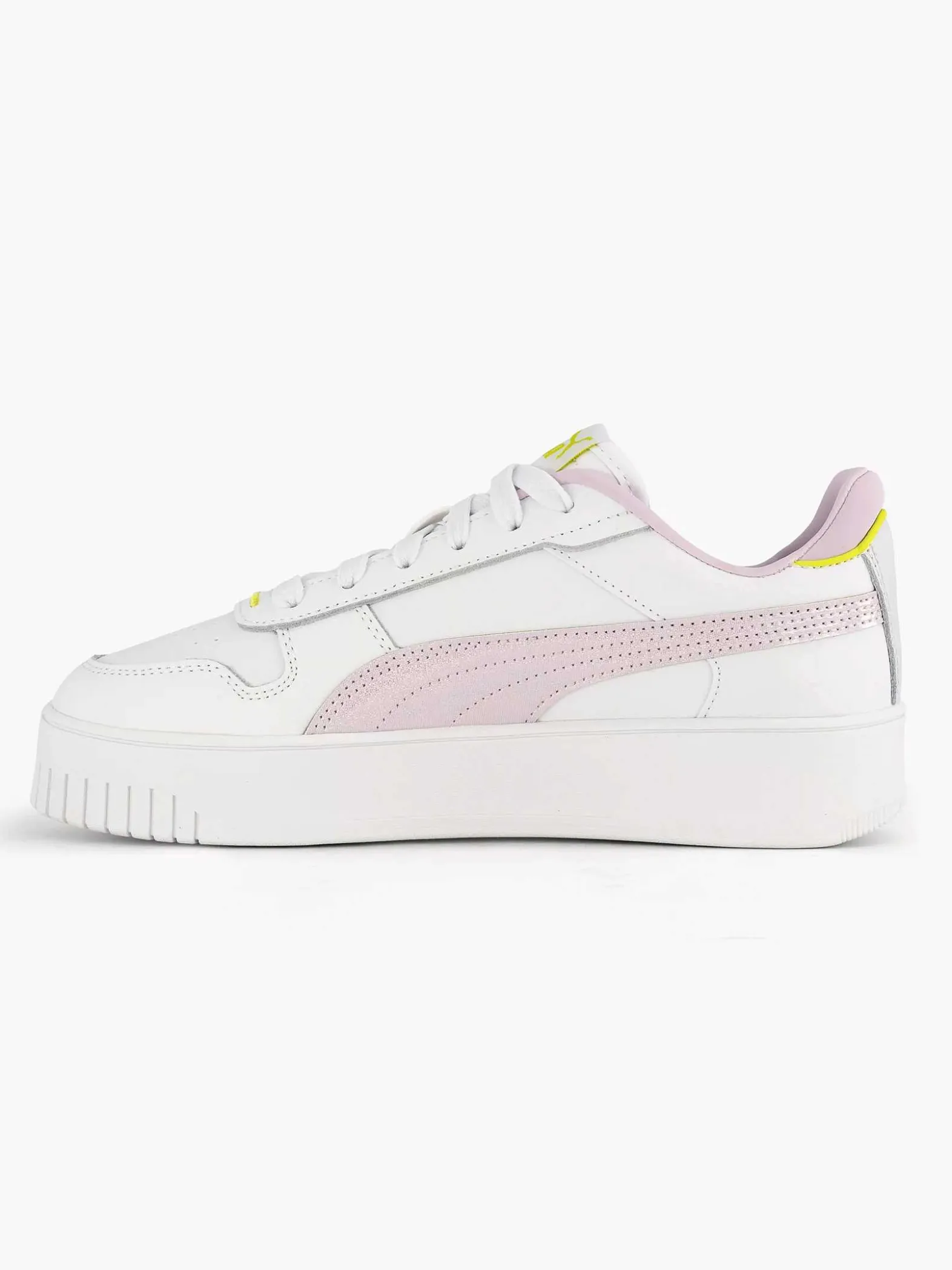Puma Witte Sneaker Carina Street Shine-Dames Sneakers