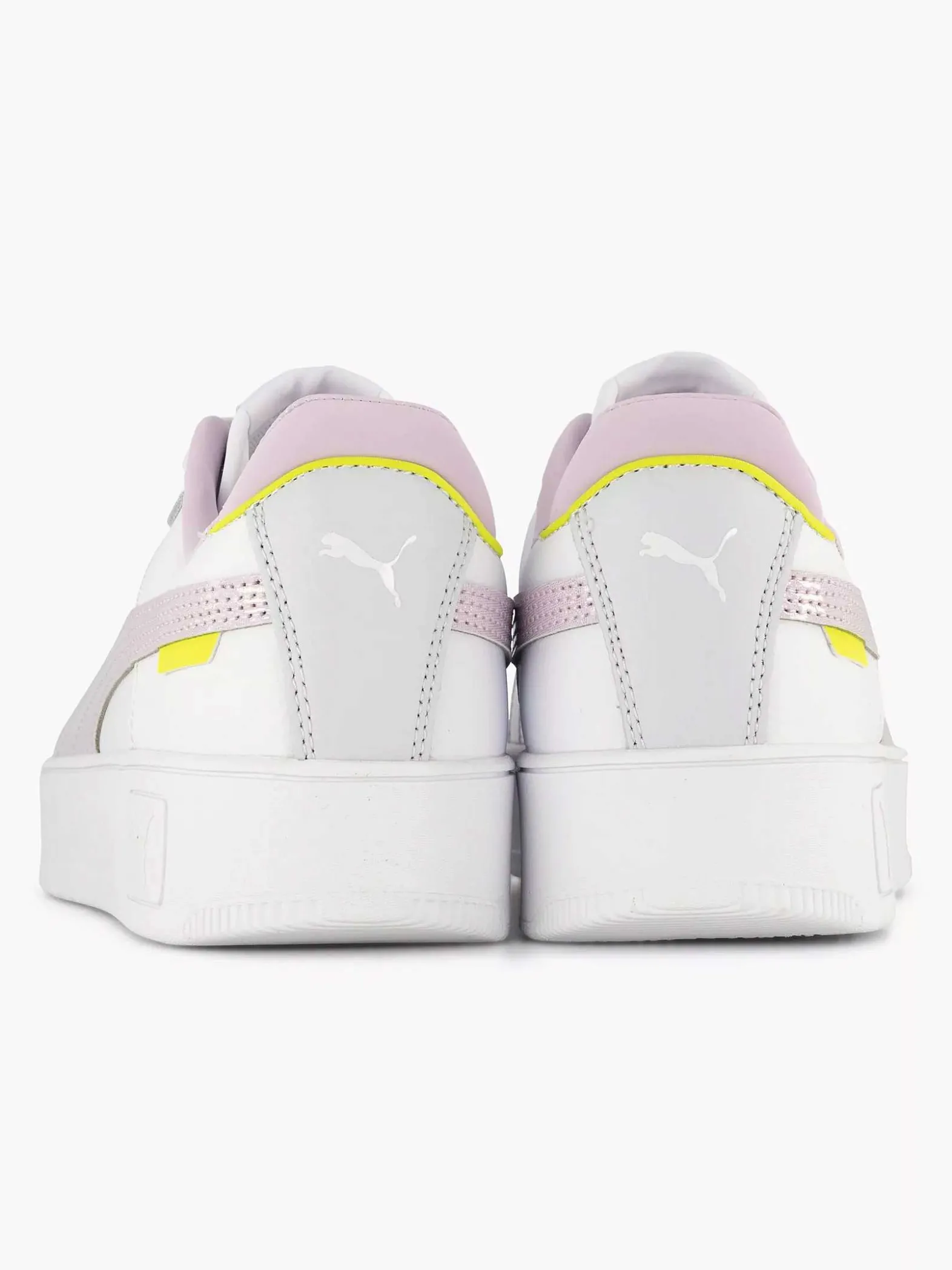 Puma Witte Sneaker Carina Street Shine-Dames Sneakers
