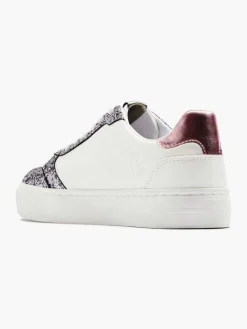 Graceland Witte Sneaker Glitter-Dames Sneakers