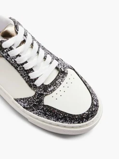 Graceland Witte Sneaker Glitter-Dames Sneakers