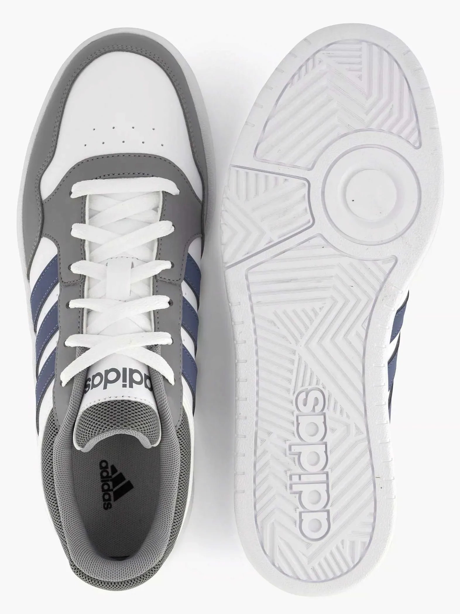 adidas Witte Sneaker Hoops 3.0-Heren Sneakers
