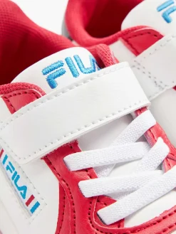 FILA Witte Sneaker Klittenband-Kinderen Jongensschoenen