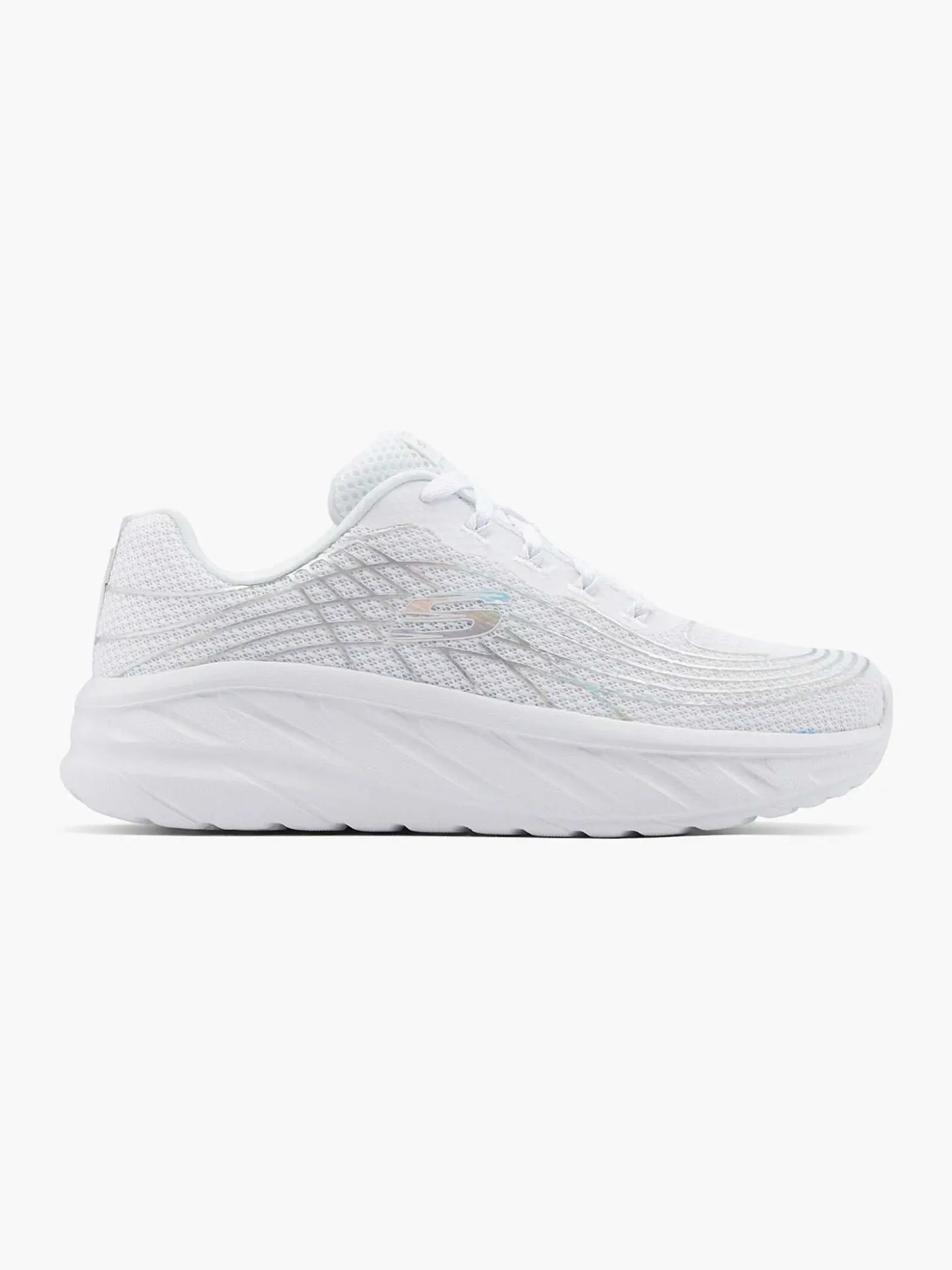Skechers Witte Sneaker Memory Foam-Dames Sneakers