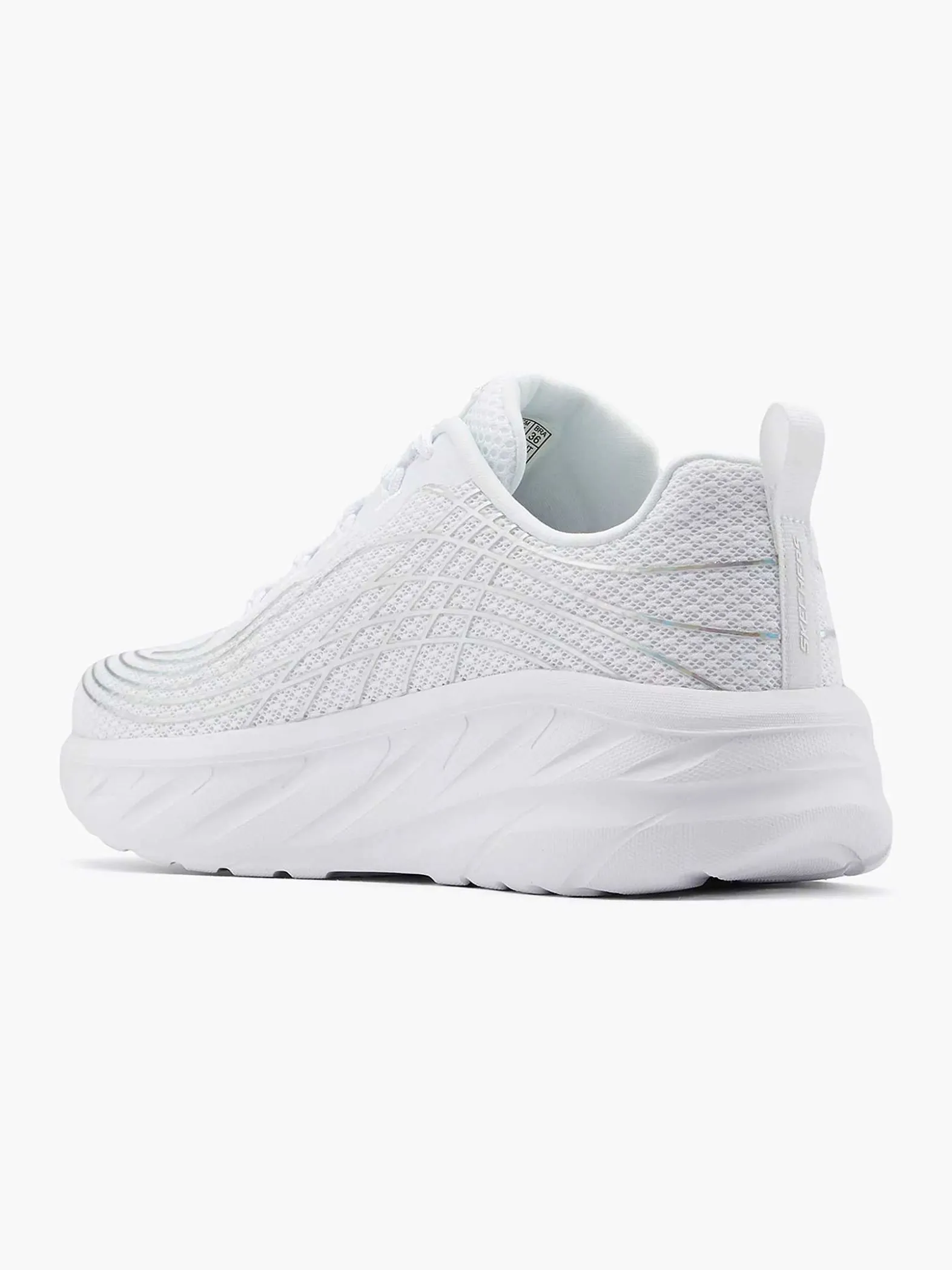 Skechers Witte Sneaker Memory Foam-Dames Sneakers