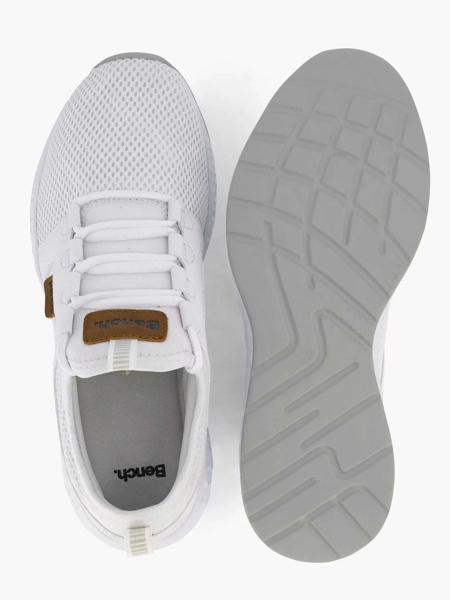 Bench Witte Sneaker Memory Foam-Dames Sneakers