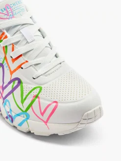 Skechers Witte Sneaker Memory Foam-Dames Sneakers