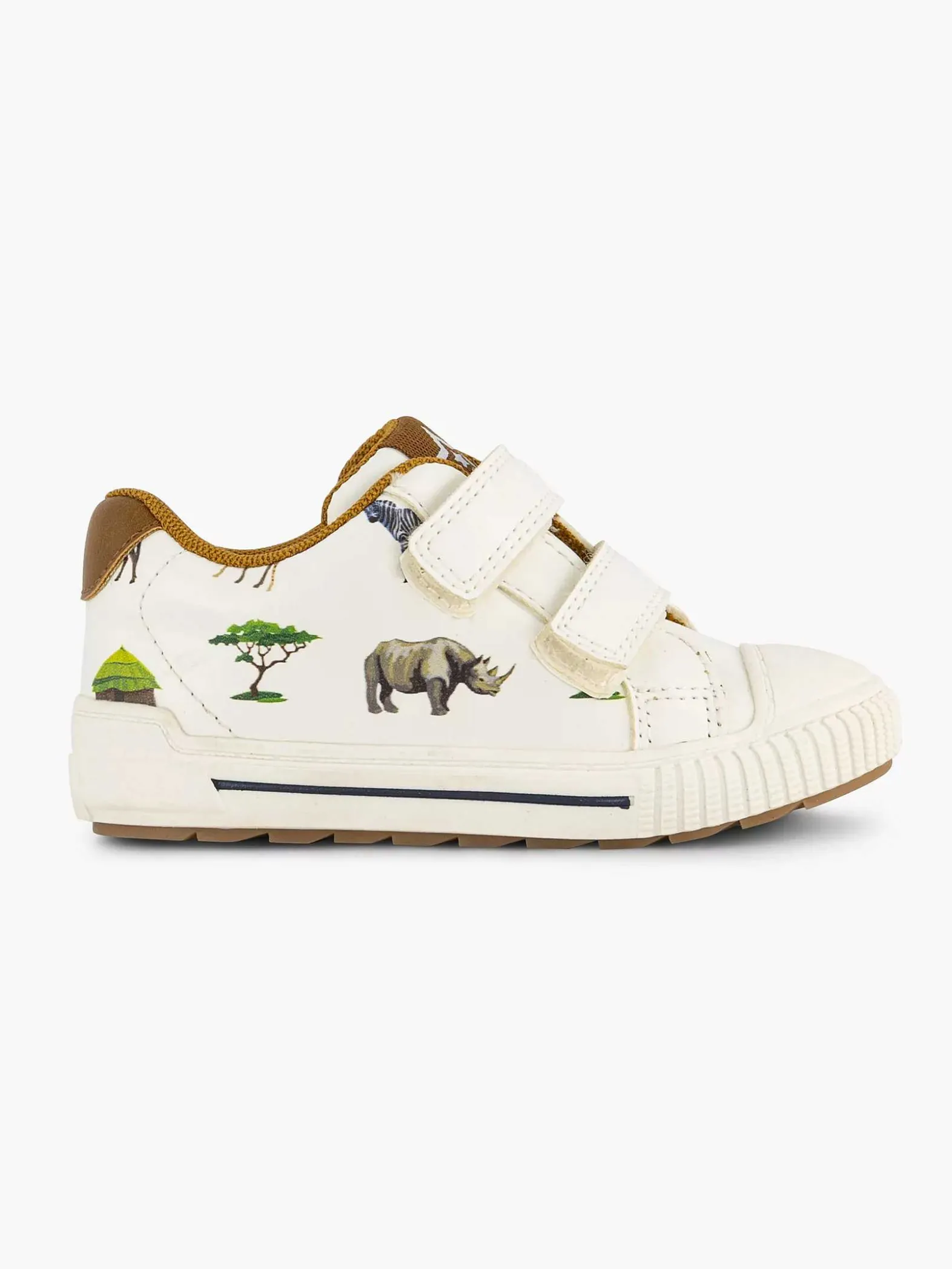 Vty Witte Sneaker Neushoorn-Kinderen Babyschoenen