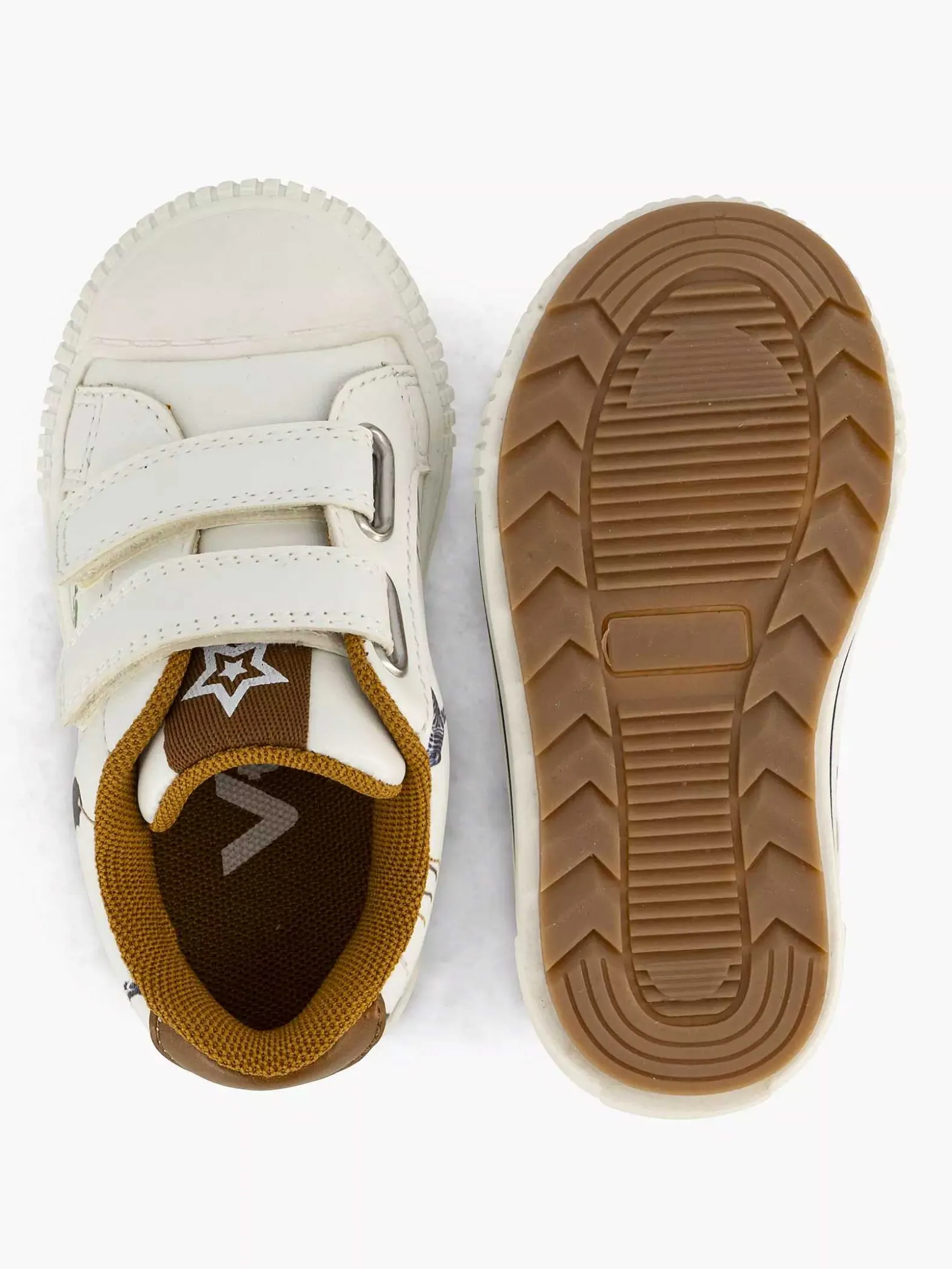 Vty Witte Sneaker Neushoorn-Kinderen Babyschoenen