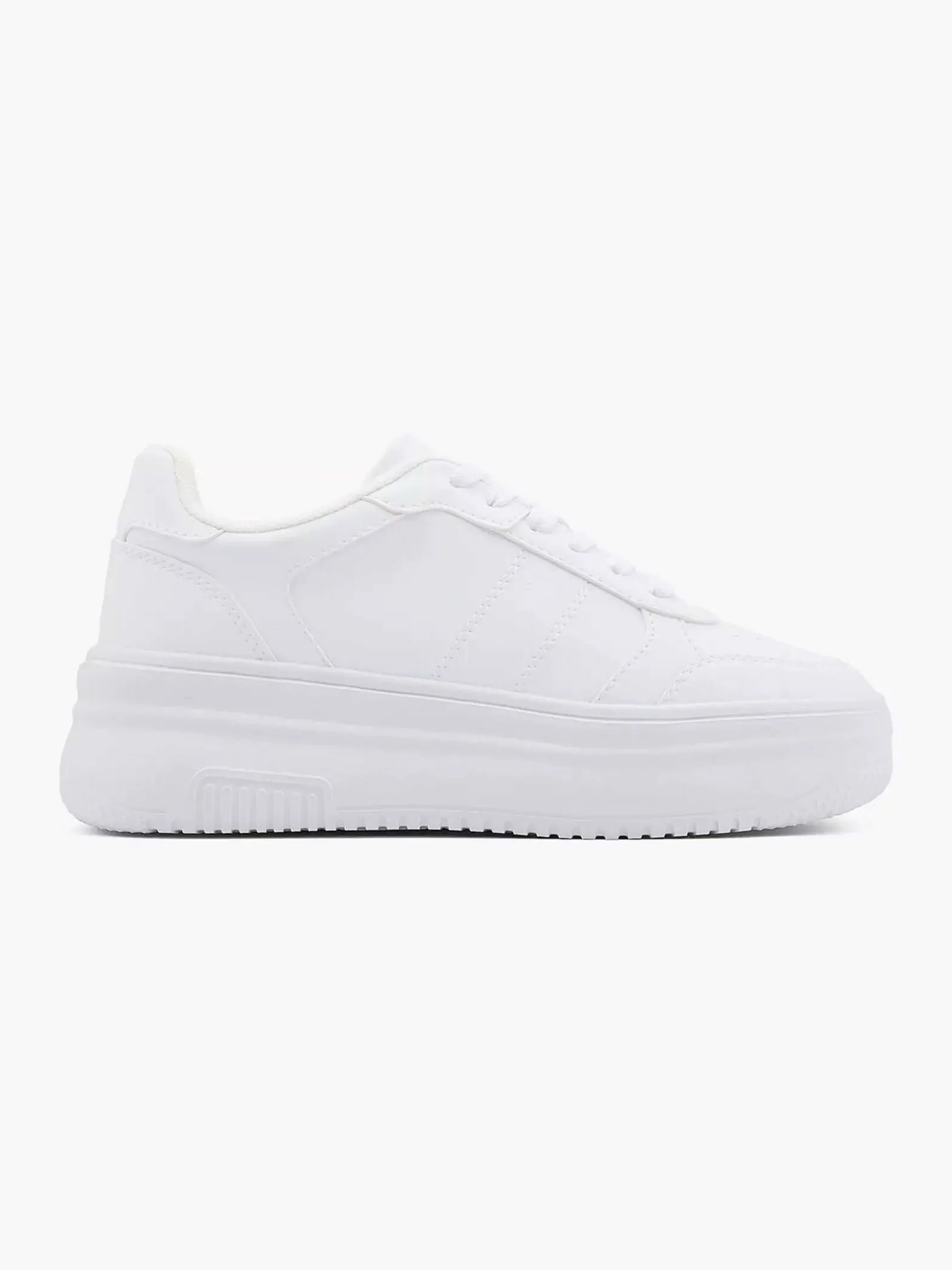 Graceland Witte Sneaker Platform-Dames Sneakers