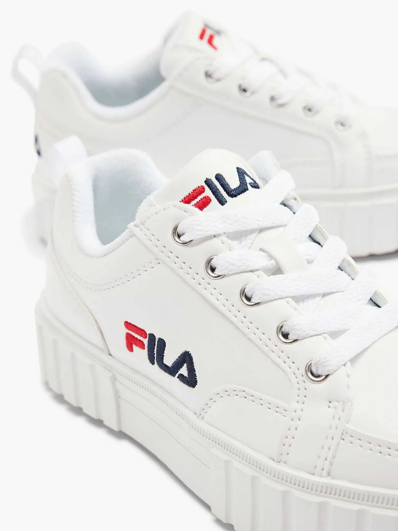 FILA Witte Sneaker Platform-Kinderen Jongensschoenen