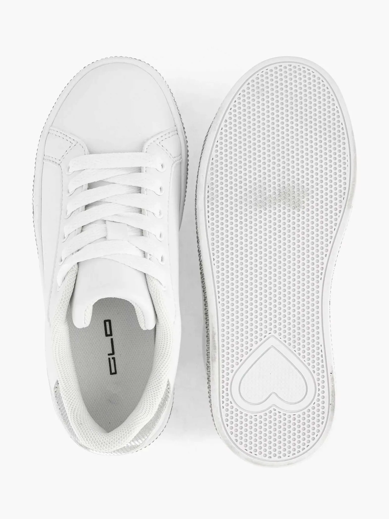 Graceland Witte Sneaker Steentjes-Kinderen Jongensschoenen