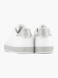 Graceland Witte Sneaker Steentjes-Kinderen Jongensschoenen