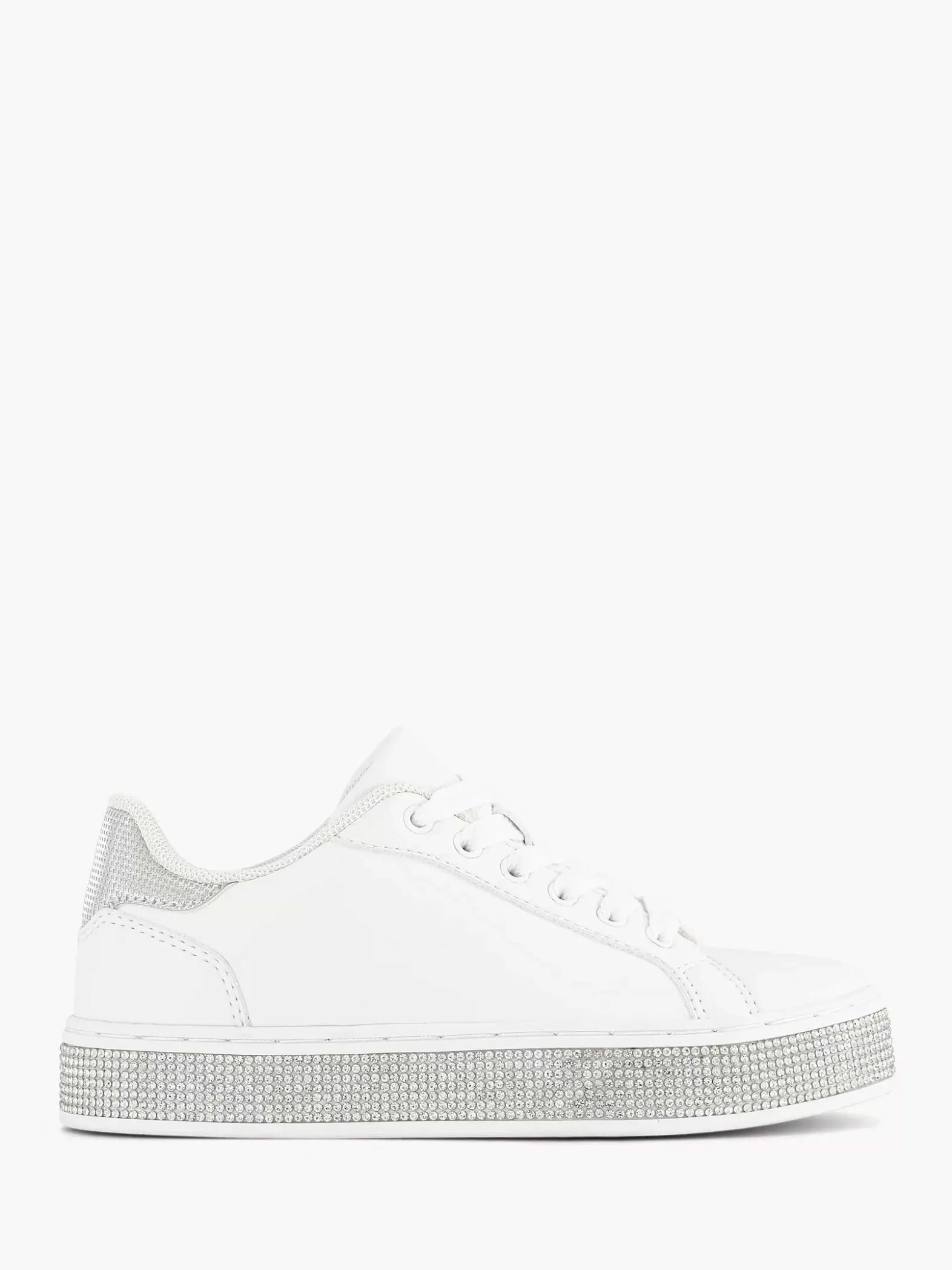 Graceland Witte Sneaker Steentjes-Kinderen Jongensschoenen