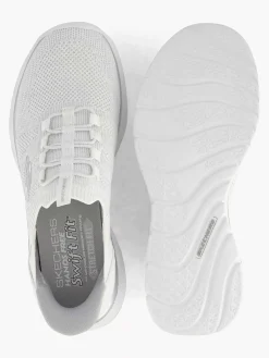 Skechers Witte Sneaker Swift Fit - Hands Free Sole Provider-Dames Sneakers