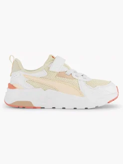 Puma Witte Sneaker Trinity Lite Ac-Kinderen Jongensschoenen
