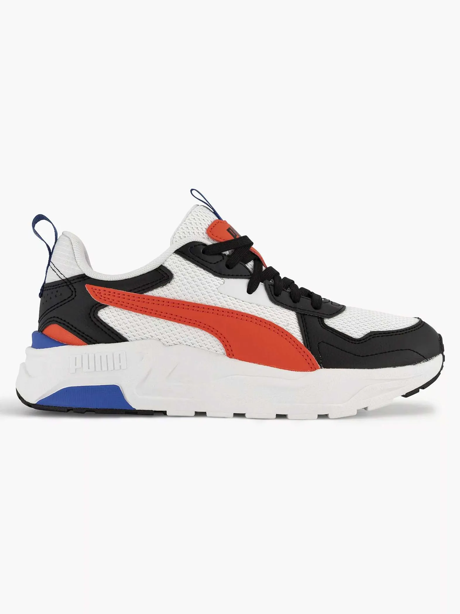 Puma Witte Sneaker Trinity Lite Jr-Kinderen Babyschoenen