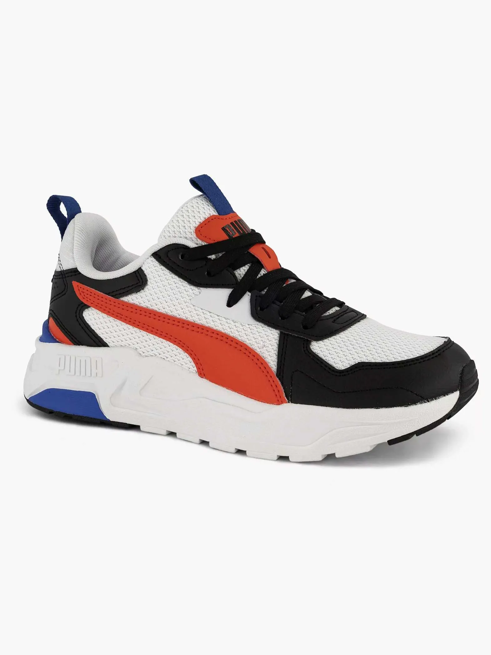 Puma Witte Sneaker Trinity Lite Jr-Kinderen Babyschoenen