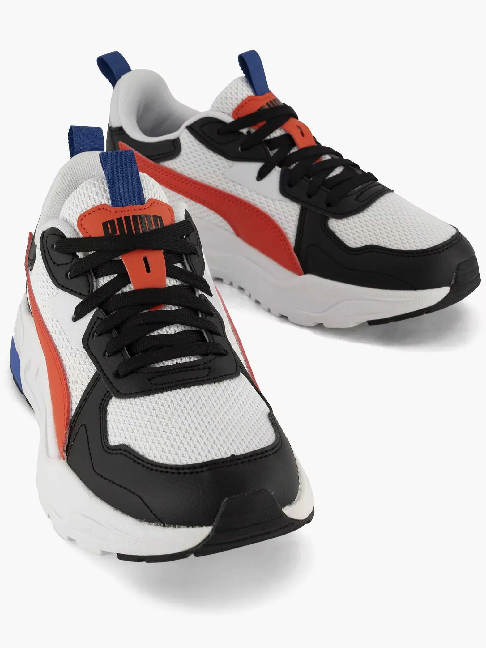 Puma Witte Sneaker Trinity Lite Jr-Kinderen Babyschoenen