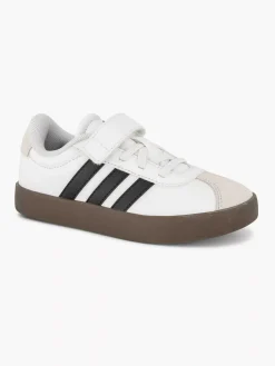 adidas Witte Sneaker Vl Court 3.0 El C-Kinderen Jongensschoenen