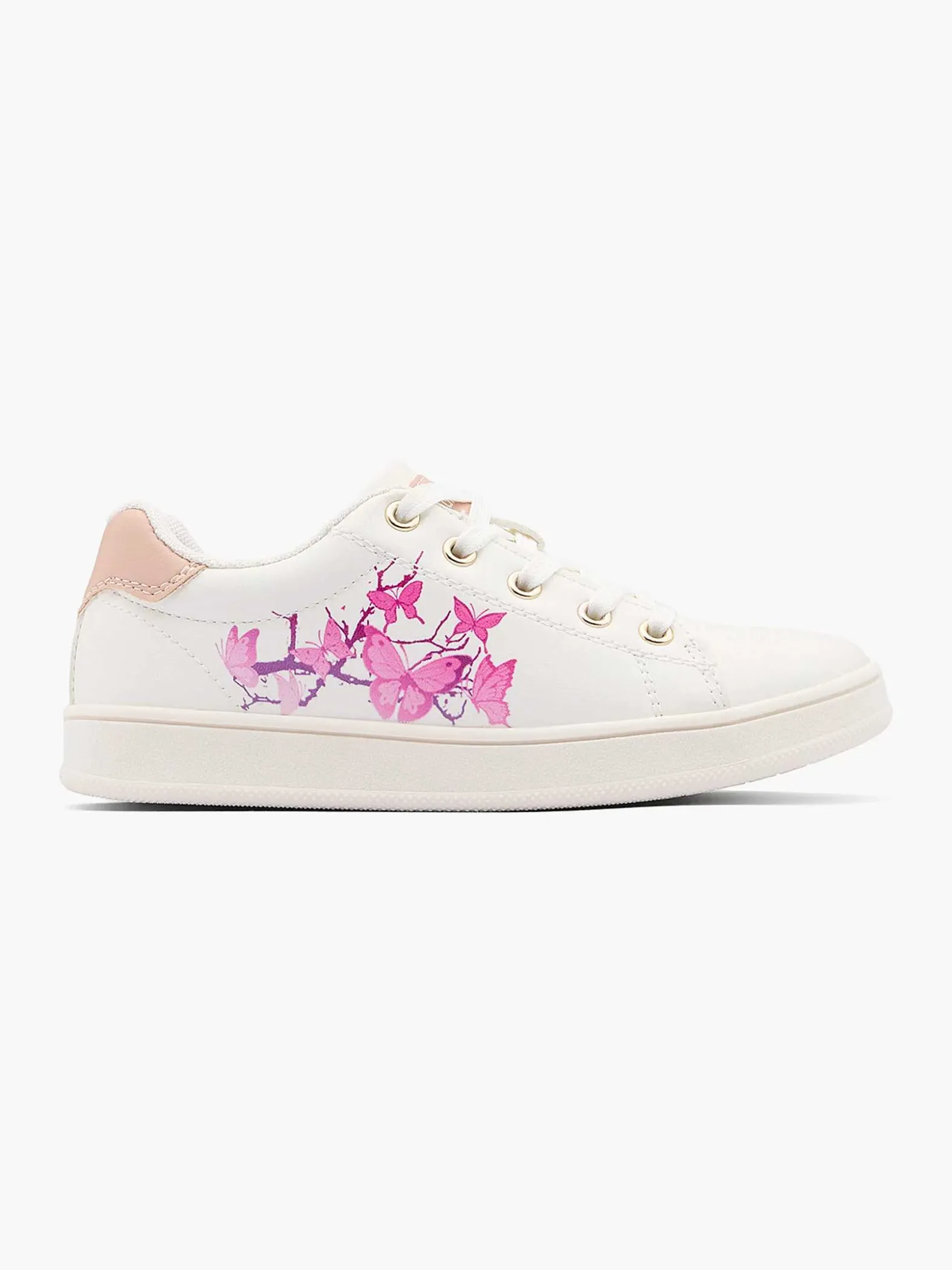 Graceland Witte Sneaker Vlinders-Kinderen Jongensschoenen