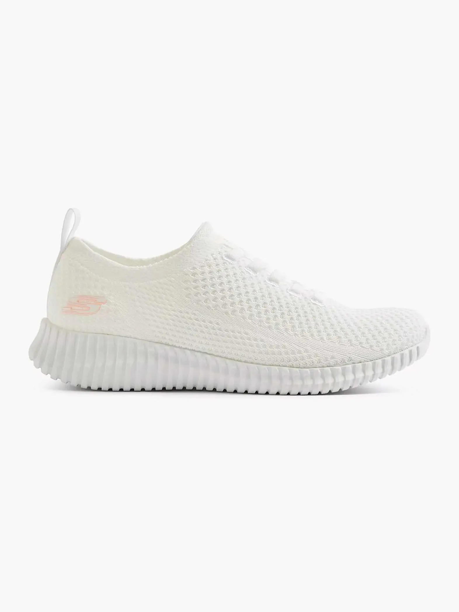 Skechers Witte Social Muse - Scene Lover-Dames Sneakers
