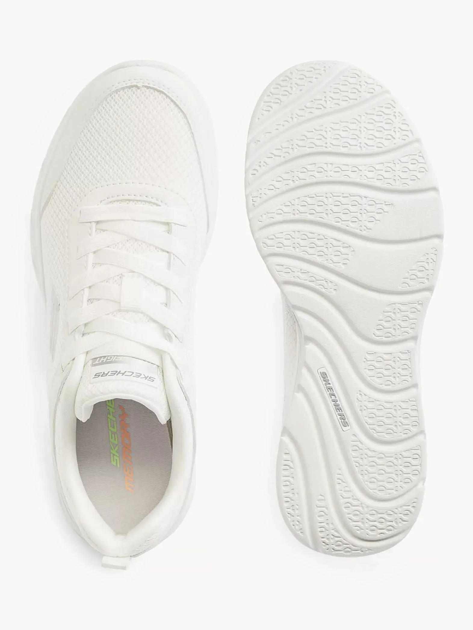 Skechers Witte Sole Provider - Brief History-Dames Sneakers
