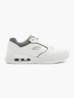 Skechers Witte Solitair-Heren Sneakers