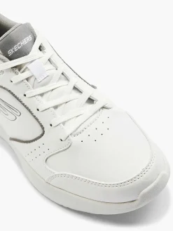 Skechers Witte Solitair-Heren Sneakers