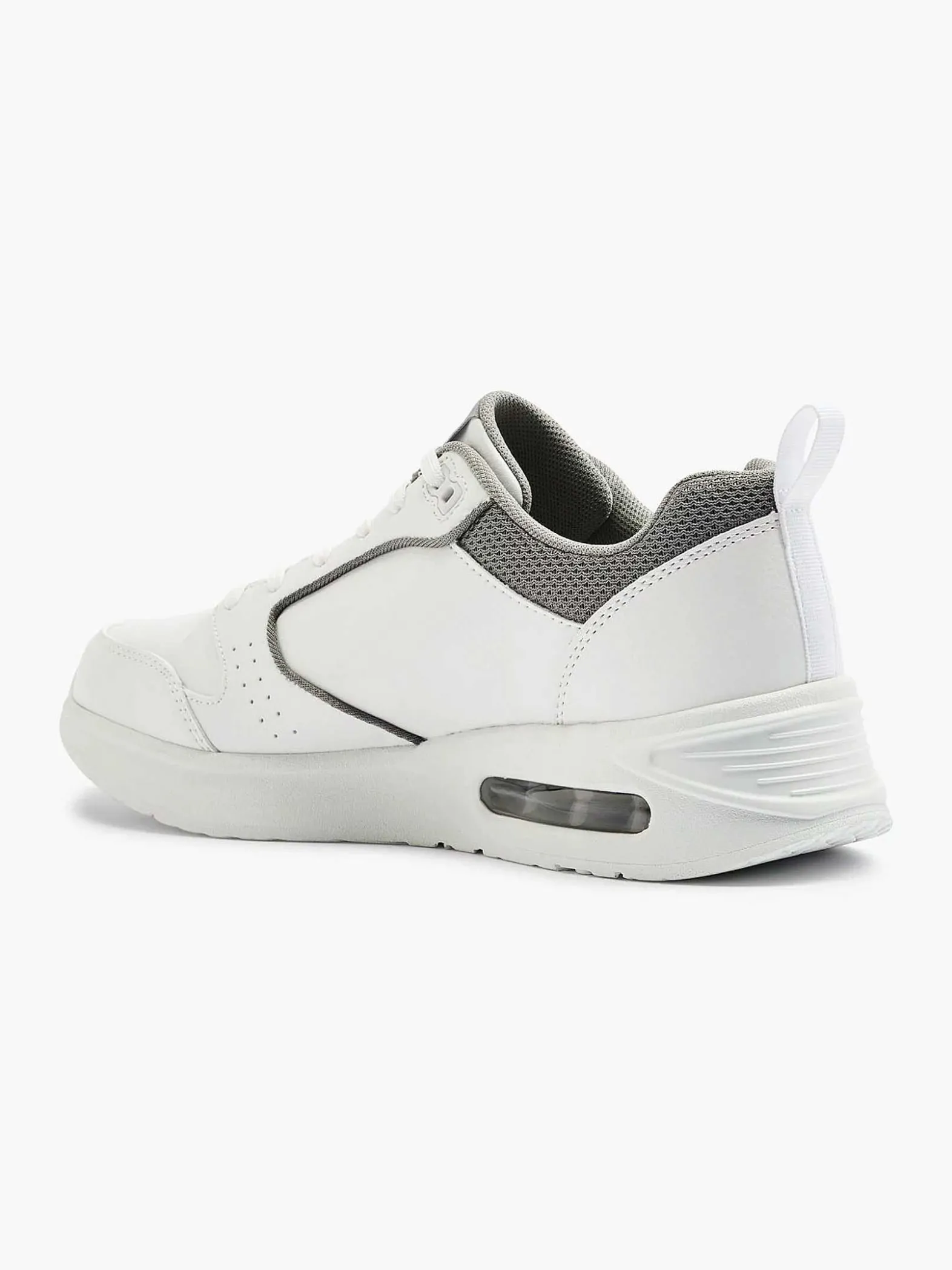 Skechers Witte Solitair-Heren Sneakers