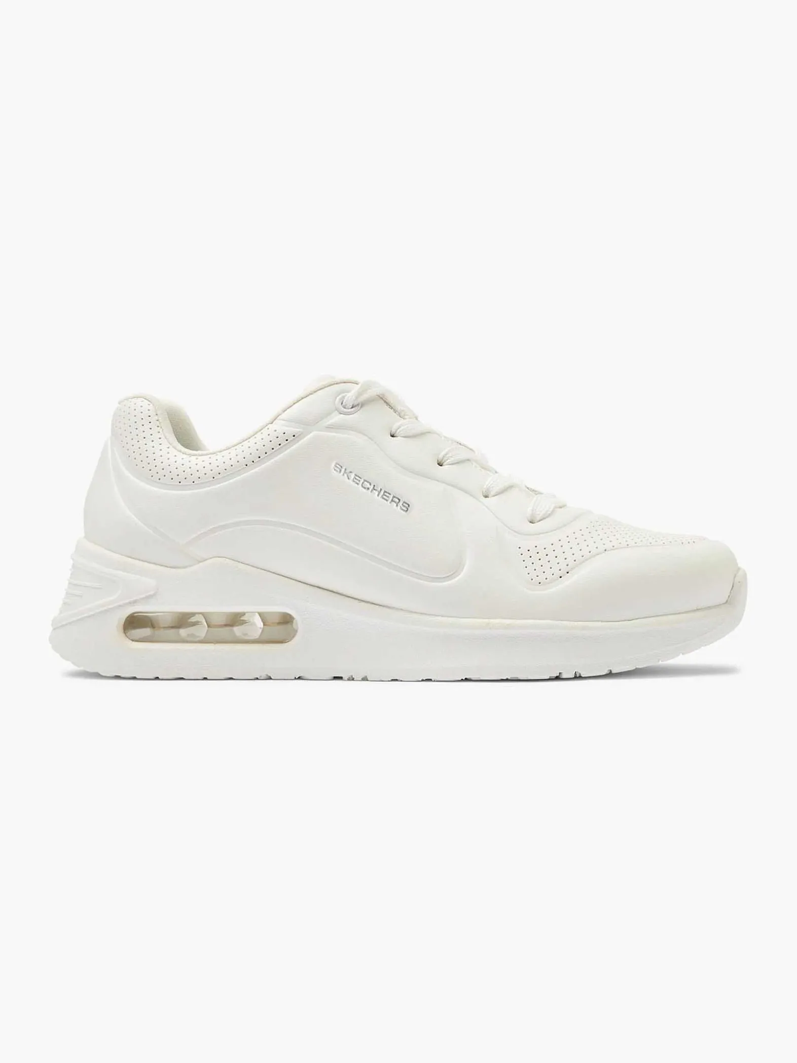 Skechers Witte Solitair - Perle-Dames Sneakers
