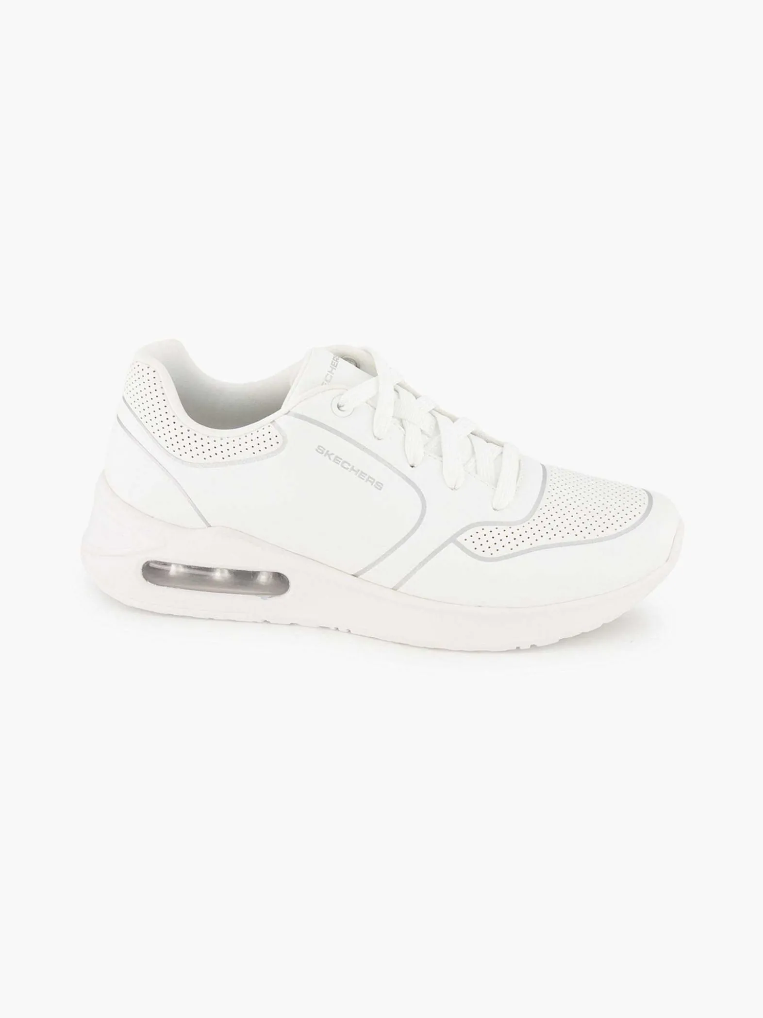 Skechers Witte Solitair- Pristina-Dames Sneakers