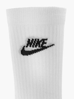 Nike Witte U Nk Nsw Everyday Essentail Cr 42-46-Heren Sokken