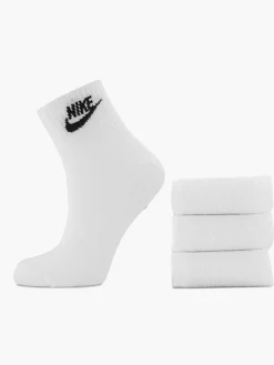 Nike Witte U Nk Nsw Everyday Essential An 38-42-Heren Sokken