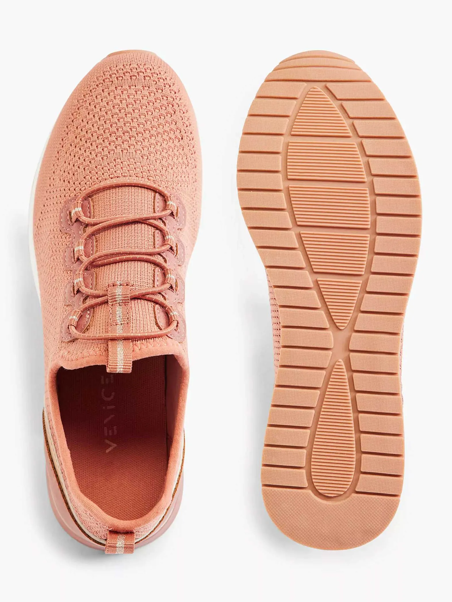 Venice Zalmkleurige Instapper-Dames Sneakers
