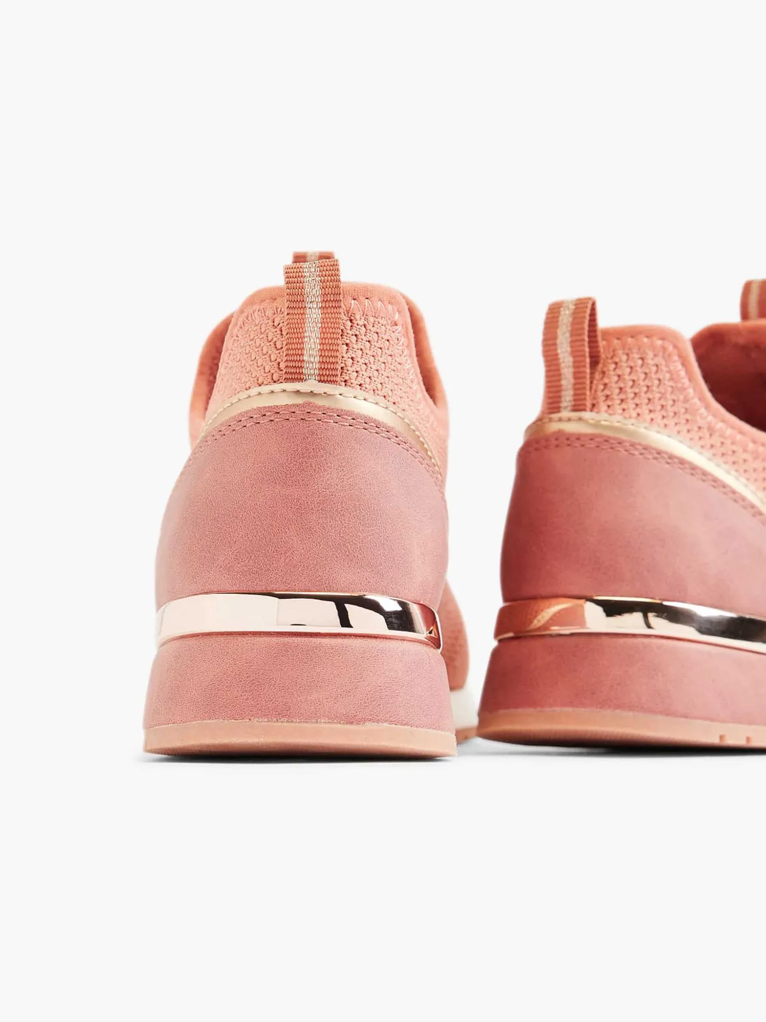 Venice Zalmkleurige Instapper-Dames Sneakers