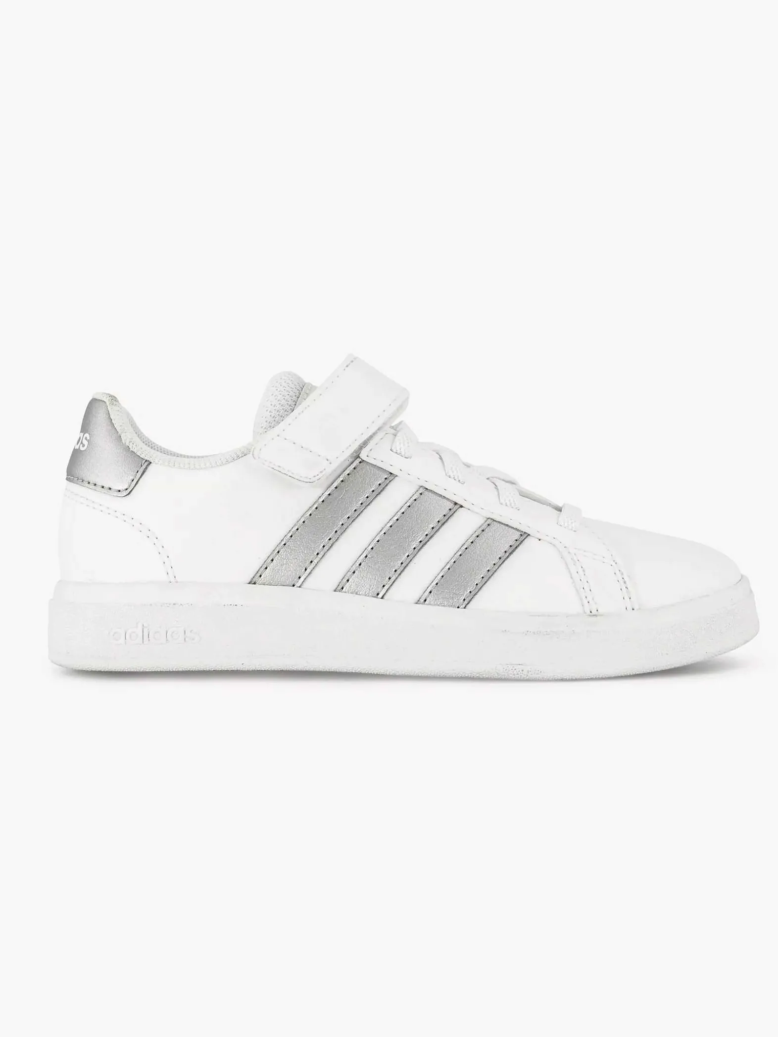 adidas Zilveren Grand Court 2.0 El K-Kinderen Jongensschoenen