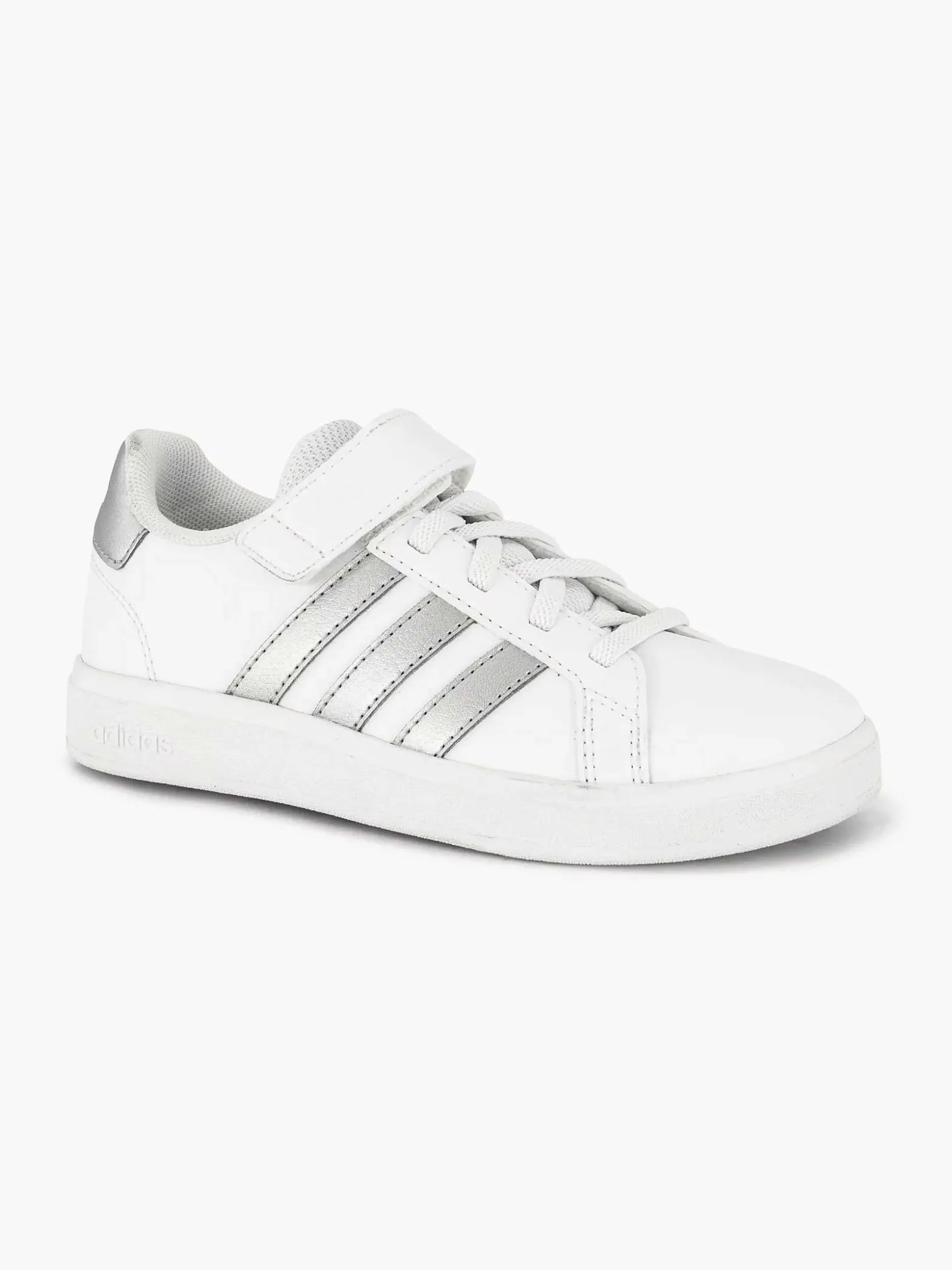 adidas Zilveren Grand Court 2.0 El K-Kinderen Jongensschoenen