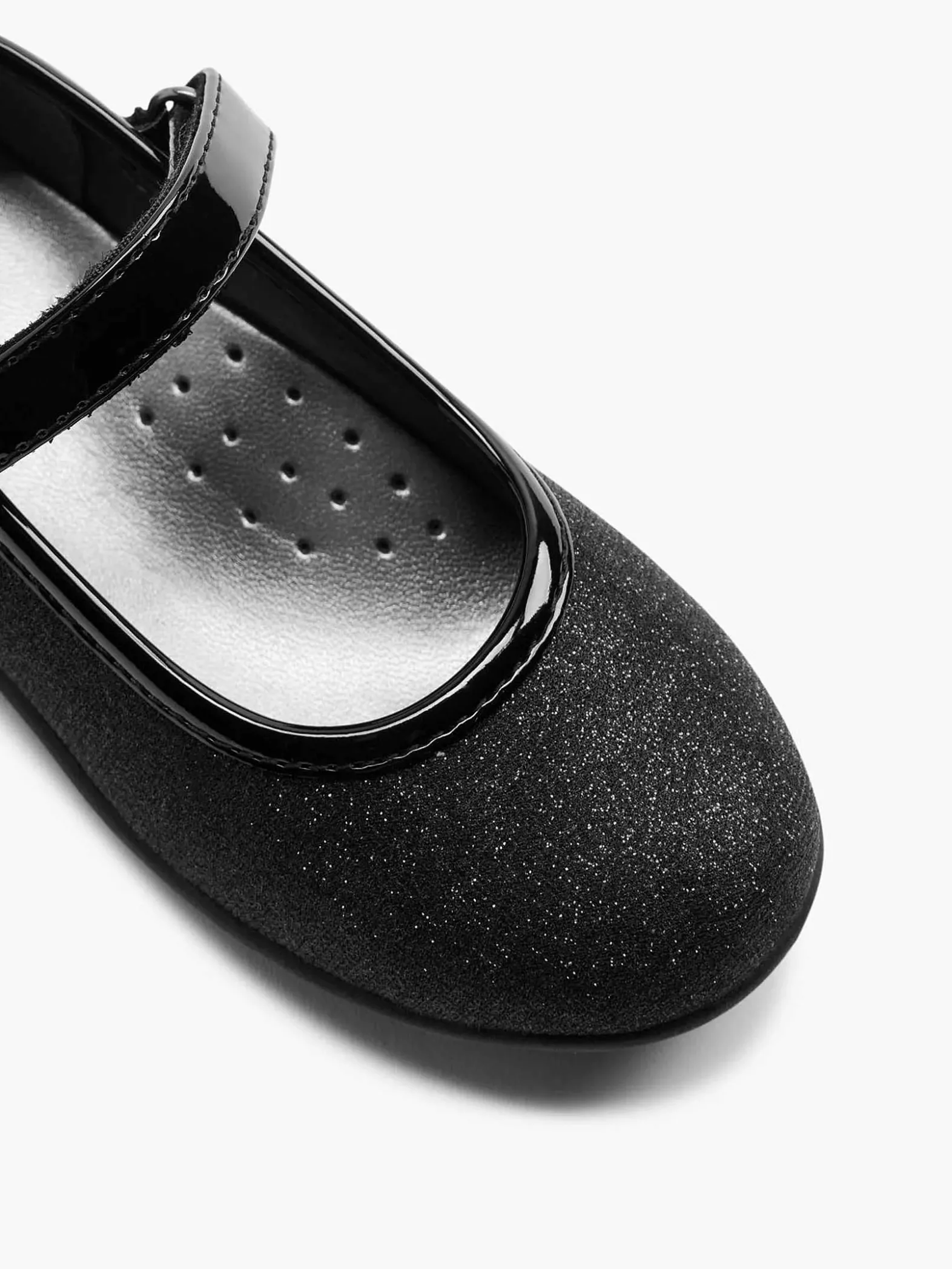 Graceland Zwarte Ballerina Glitter-Kinderen Jongensschoenen