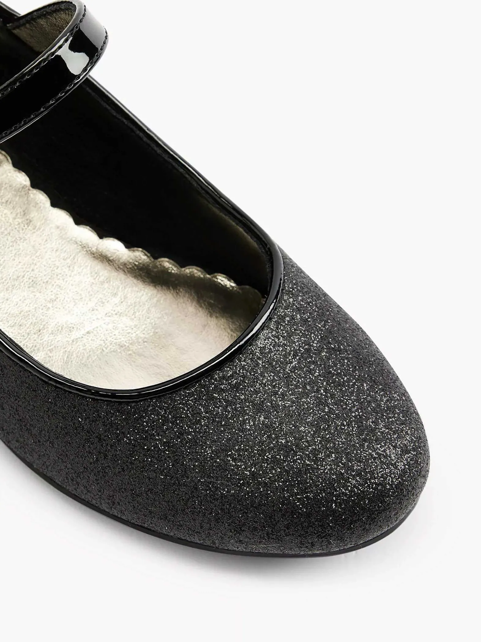 Graceland Zwarte Ballerina Glitters-Kinderen Jongensschoenen