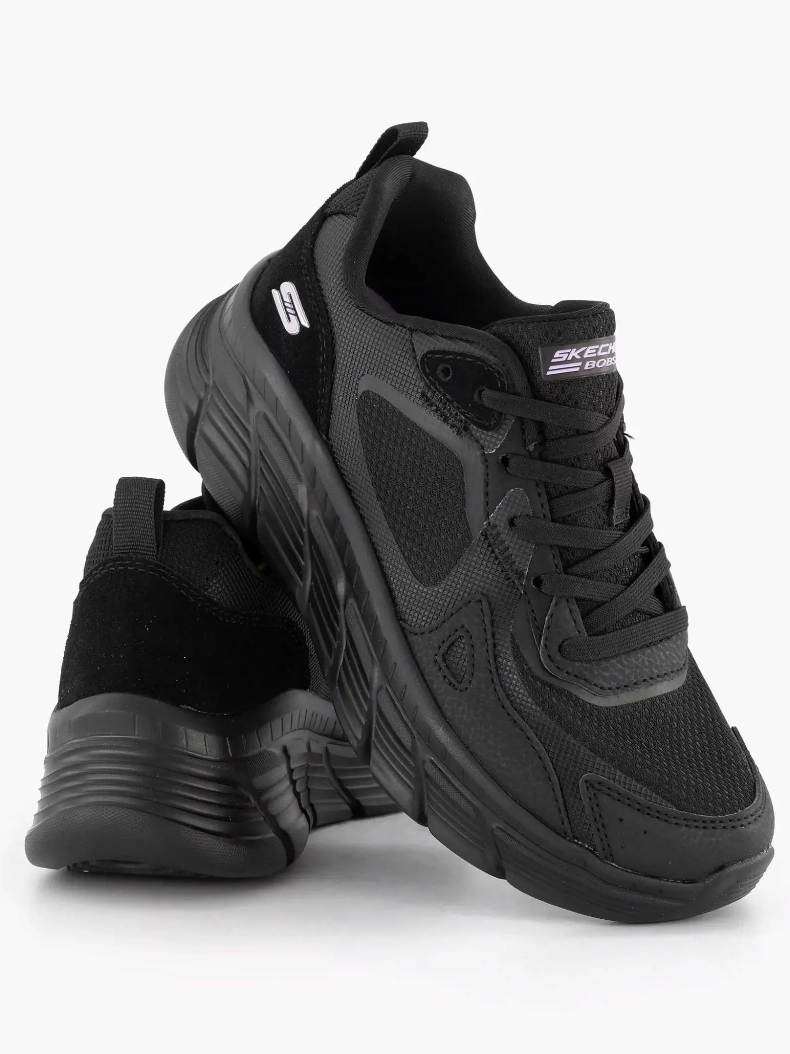 Skechers Zwarte Bobs B Flex Hi - Forces Within-Dames Sneakers