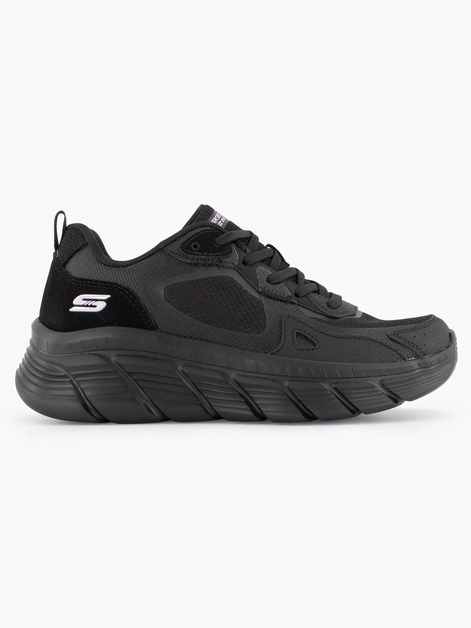 Skechers Zwarte Bobs B Flex Hi - Forces Within-Dames Sneakers