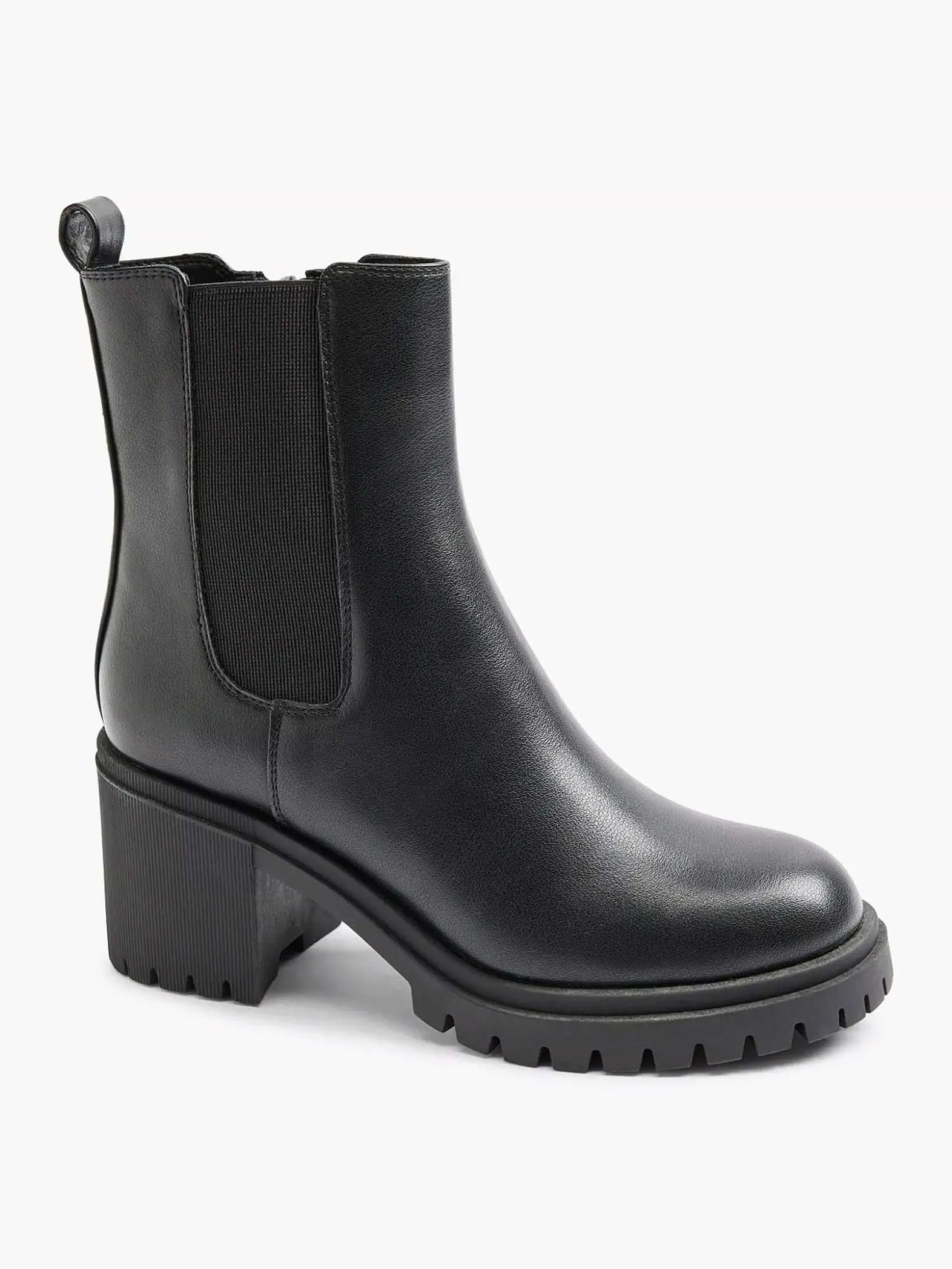 Graceland Zwarte Chelsea Boot Hak-Dames Enkellaarzen & Boots