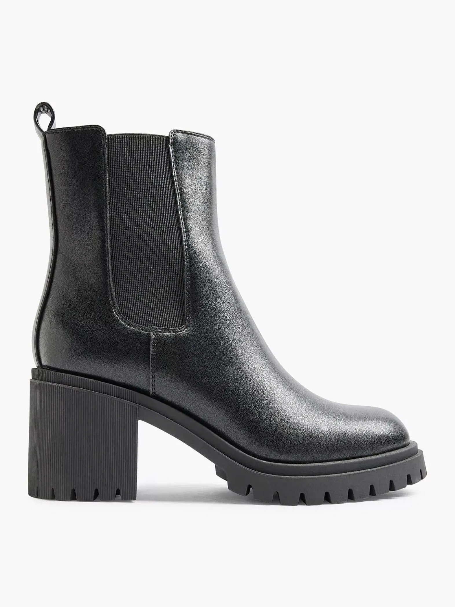Graceland Zwarte Chelsea Boot Hak-Dames Enkellaarzen & Boots
