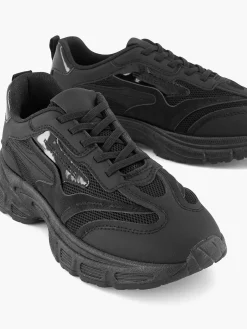 Graceland Zwarte Chunky Sneaker-Dames Sneakers