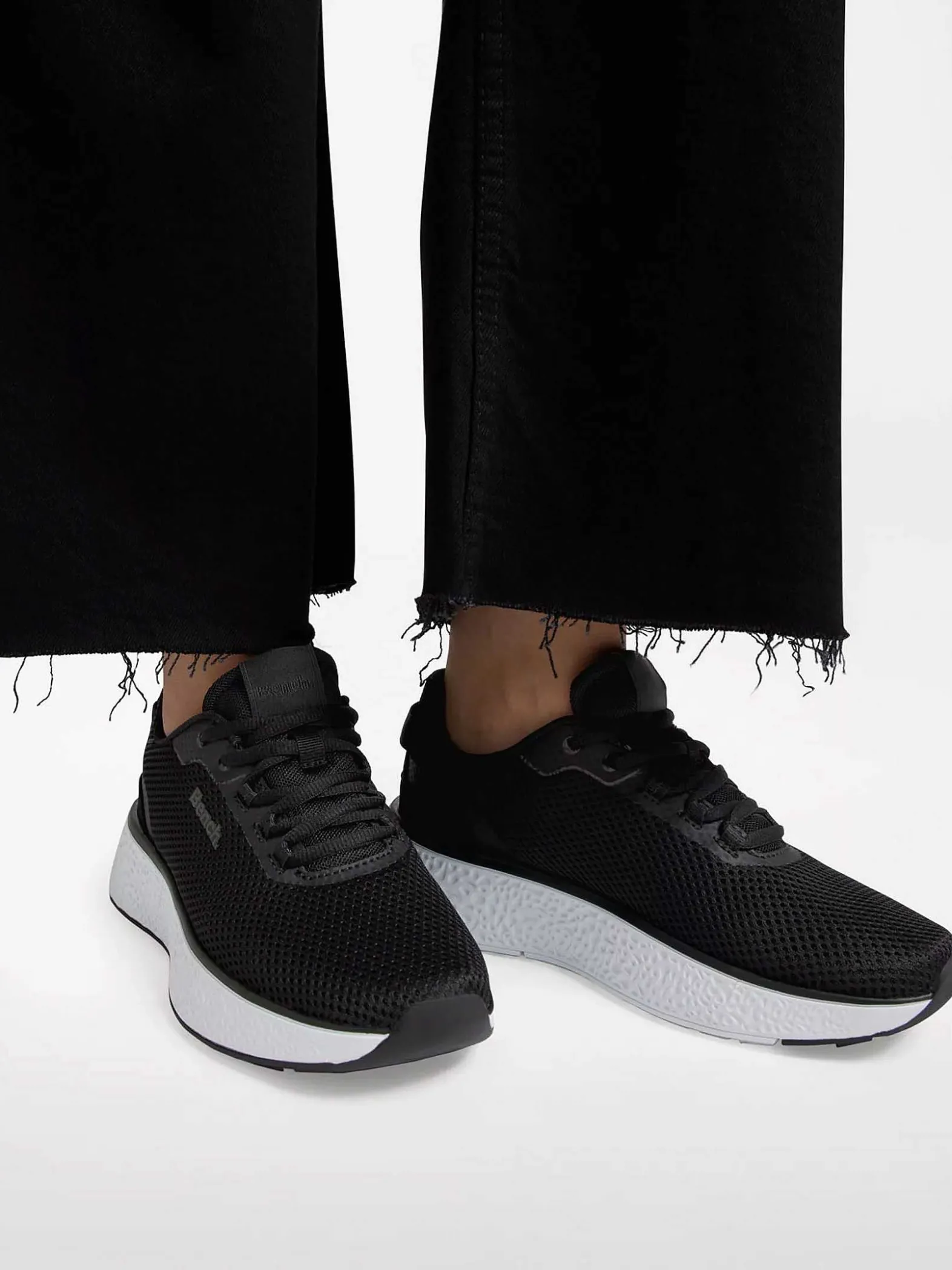Bench Zwarte Chunky Sneaker-Dames Sneakers