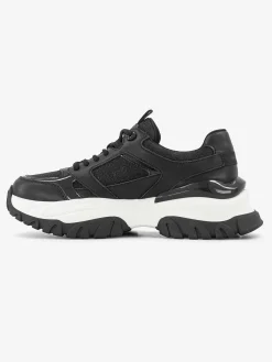 Oxmox Zwarte Chunky Sneaker-Dames Sneakers